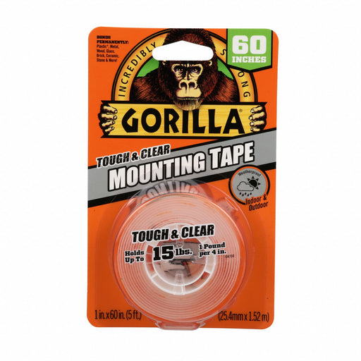 FoamTape Transparent 1-5/8ydL 1inW