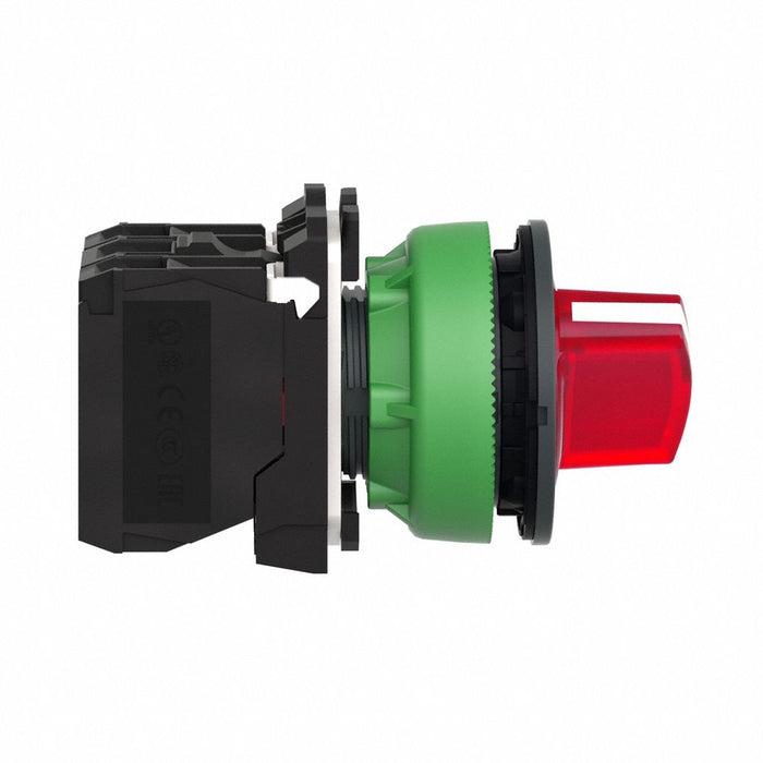 Selector Switch Illum 2 Pos 30mm Red