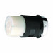 LckCon Strt 20 A Blk White Nyl L15-20R