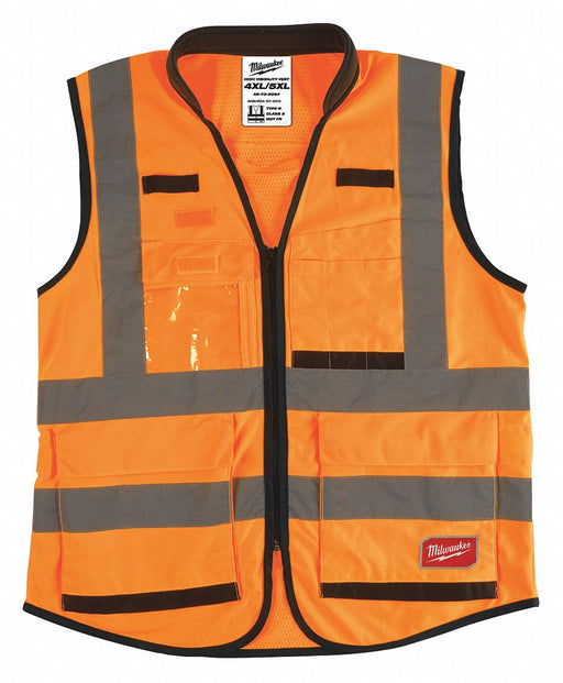 Safety Vest High Visibility Orange