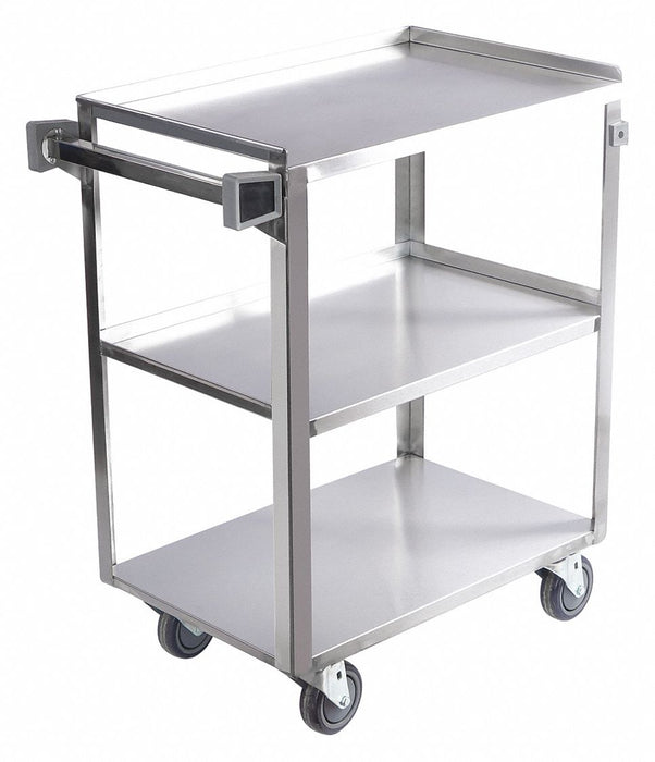 Utility Cart Assembled SS Silver