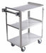 Utility Cart Assembled SS Silver