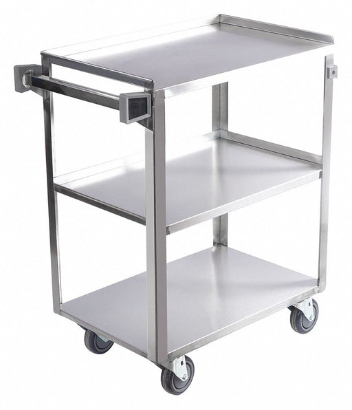 Utility Cart Assembled SS Silver