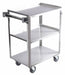 Utility Cart Assembled SS Silver