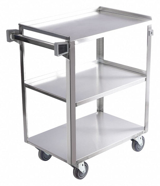 Utility Cart Assembled SS Silver