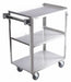 Utility Cart Assembled SS Silver