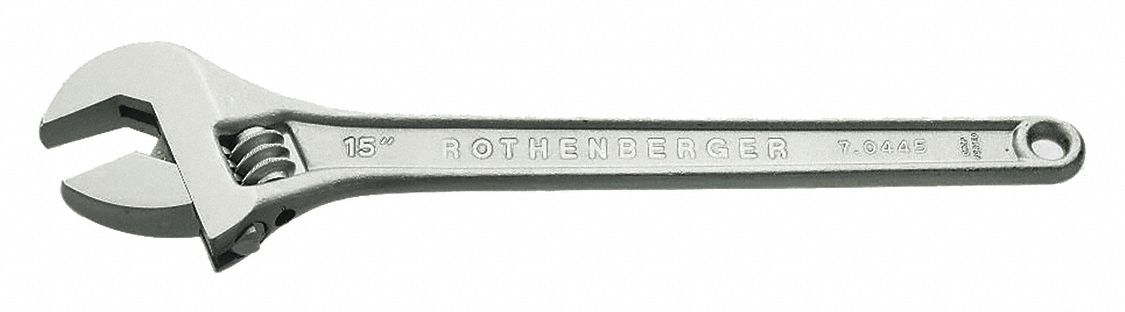 Wrench 12 in L Overall Chrome Finish