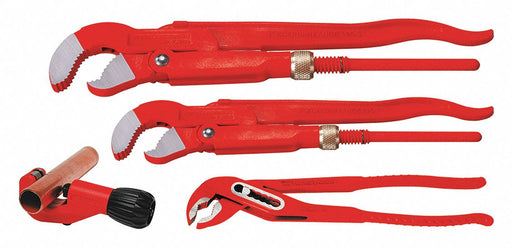 Pipe Wrench Set Professional Four-Part