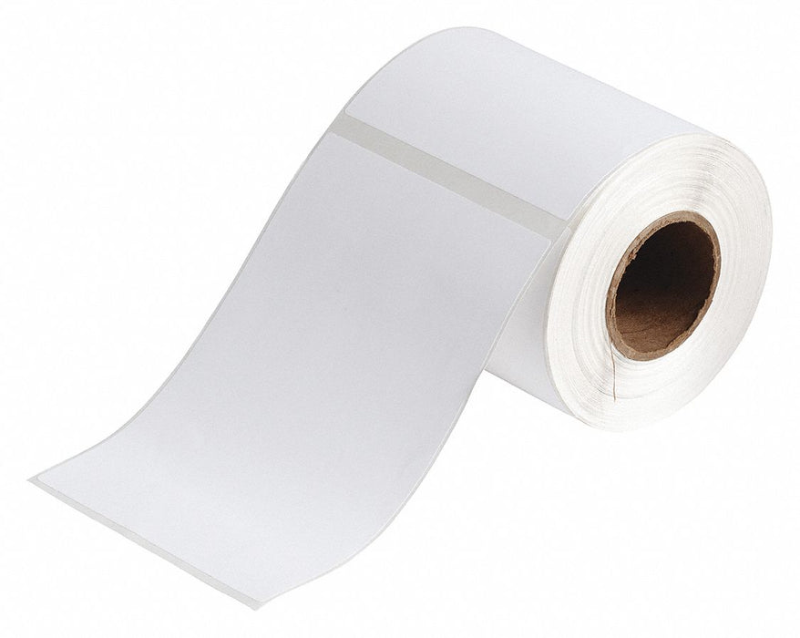 Pre-Cut Label Stock Roll White Matte