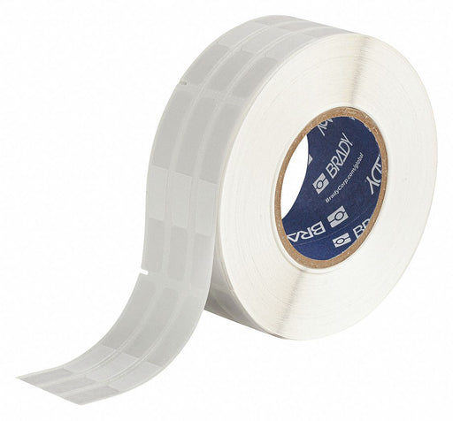 Wraparound Label White Vinyl 1/2 in W