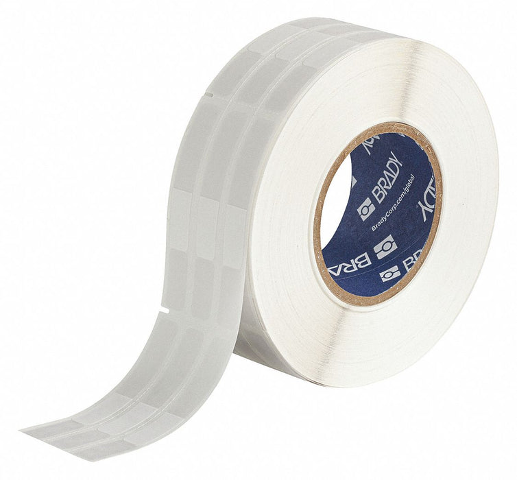 Wraparound Label White Vinyl 1/2 in W