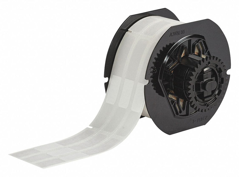 Wraparound Label White Vinyl 1/2 in W