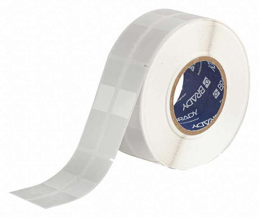 Wraparound Label White Vinyl 1 in W
