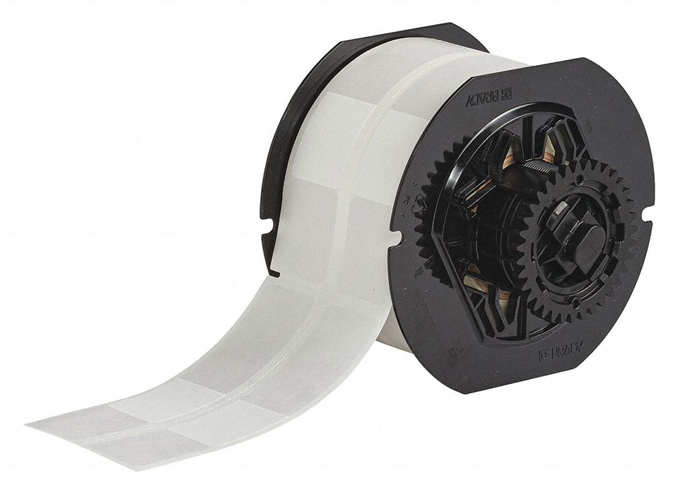 Wraparound Label White Vinyl 1 in W