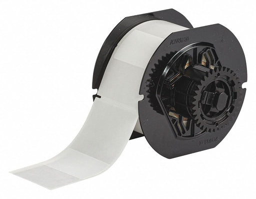 Wraparound Label White Vinyl 2 in W