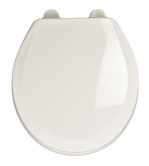 Toilet Seat Round White Plastic
