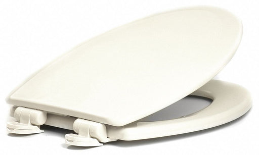 Toilet Seat Elongated White Plastic