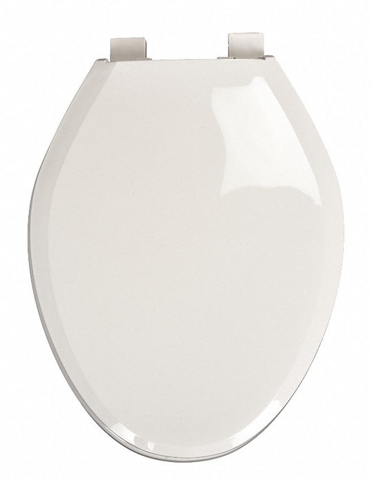 Toilet Seat Elongated White Plastic