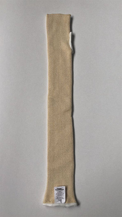 Knit Sleeve Beige Universal Cotton