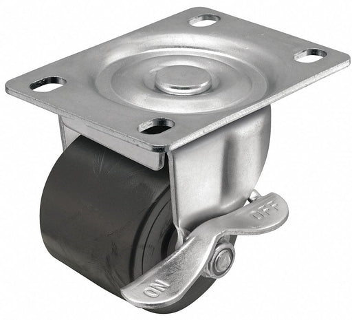 Plate Caster Swivel Polyolefin 2 13/16 H
