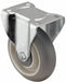 Plate Caster Rigid Rubber 6 1/4 H
