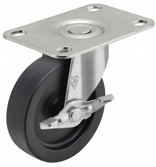 Plate Caster Swivel Polyolefin 4 7/8 H