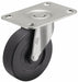 Plate Caster Swivel Rubber 3 1/2 H