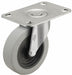 Plate Caster Swivel Rubber 2 5/8 H