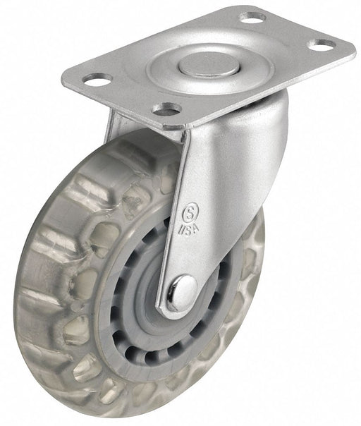 Plate Caster Swivel Polyurethane 2 5/8 H