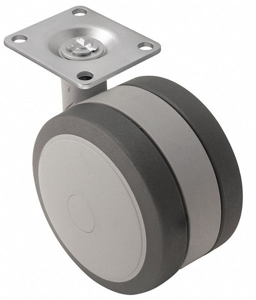 Plate Caster Swivel TPR 4 5/8 H