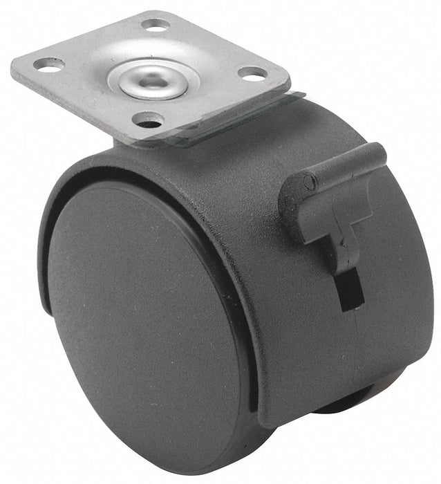 Plate Caster Swivel Nylon 3 H