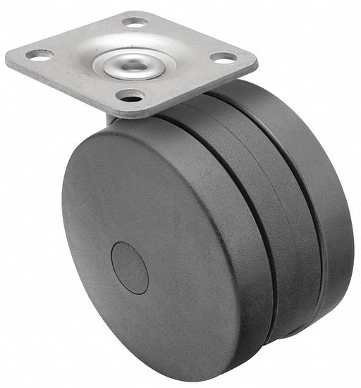 Plate Caster Swivel Nylon 2 3/4 H