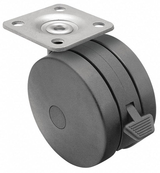 Plate Caster Swivel Nylon 4 5/8 H