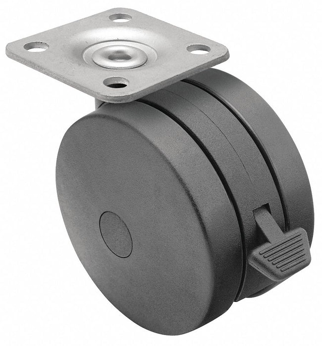 Plate Caster Swivel Nylon 3 1/2 H