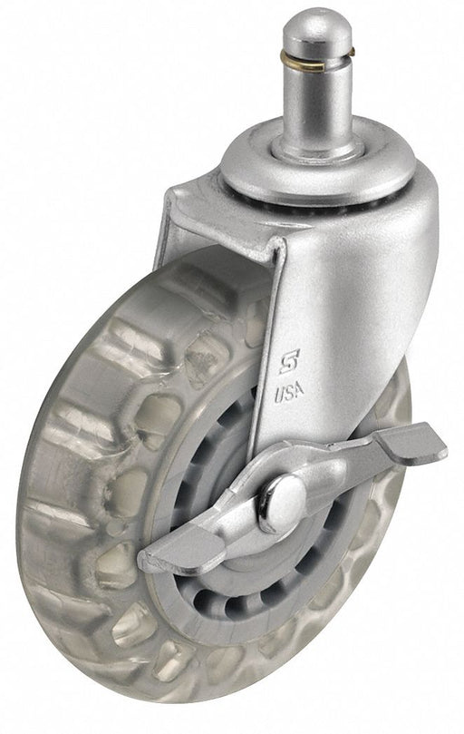 Stem Caster 3 dia Polyurethane 120lb