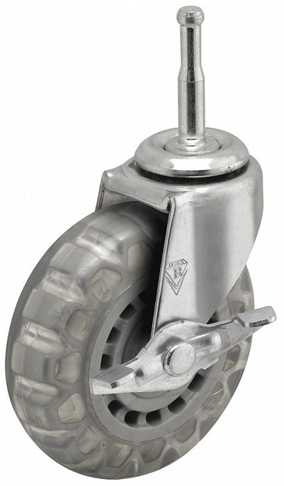 Stem Caster 3 dia Polyurethane 120lb