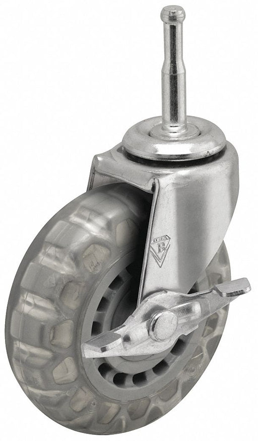 Stem Caster 3 dia Polyurethane 120lb