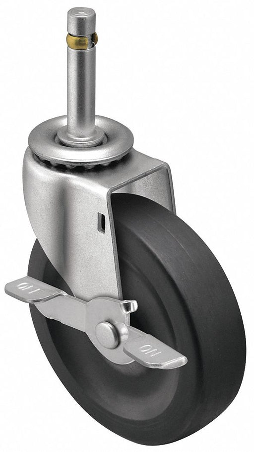 Stem Caster 4 dia Rubber 125lb
