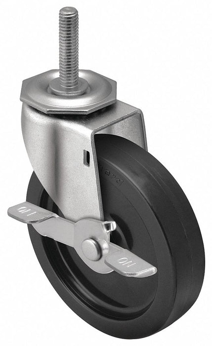 Stem Caster 5 dia Polypropylene 150lb