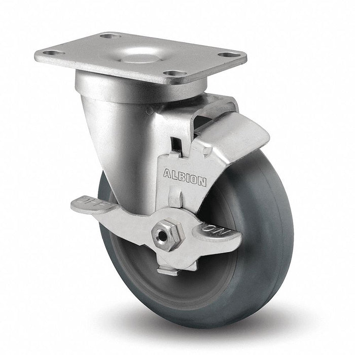 PlateCaster Swivel Polyurethane 6 3/16 H