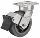 Plate Caster Swivel Rubber 5 5/8 H
