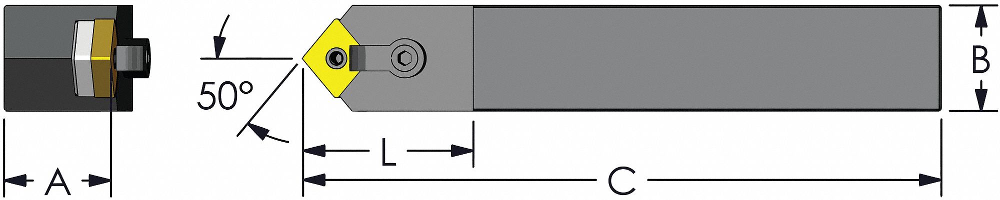 Indexable Profiling End Mill 1-1/4 PHC