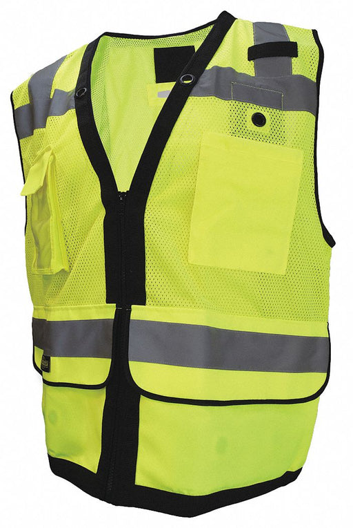 Safety Tether Vest Heavy Duty Green 4X