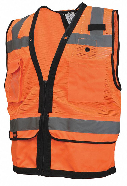 Safety Tether Vest Heavy Duty Orange S