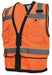 Safety Tether Vest Heavy Duty Orange S