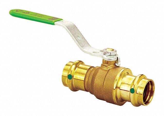 Manual 2-Way Ball Valve Press Bronze