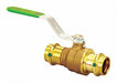 Manual 2-Way Ball Valve Press Bronze