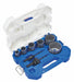 Hole Saw Kit 8pcs Sizes 0.875 -2.5 