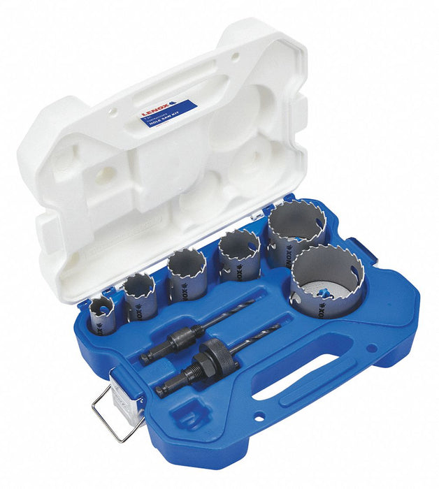 Hole Saw Kit 7/8 in to 2 1/2 in