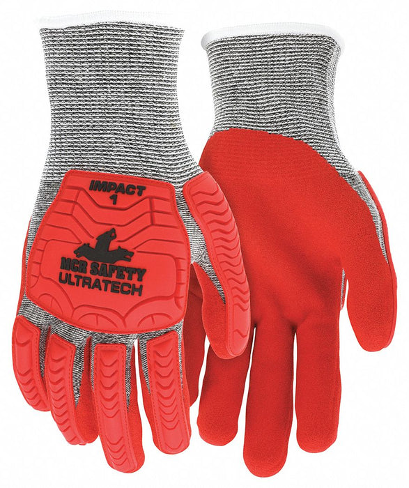Coated Gloves XL knit Cuff PK12